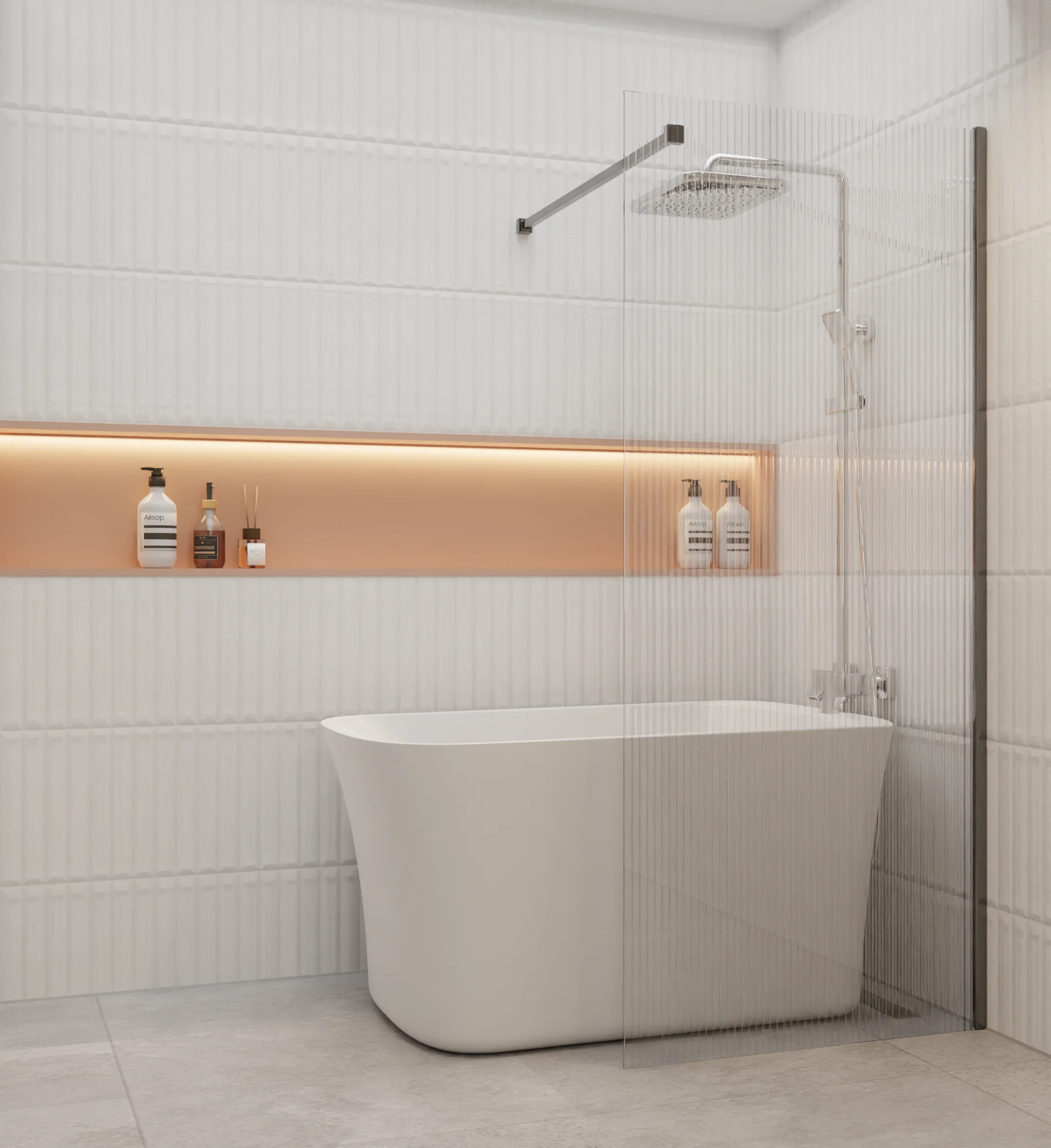 HERA Bathtub 1016 portable curved bathtub for HDB bathroom